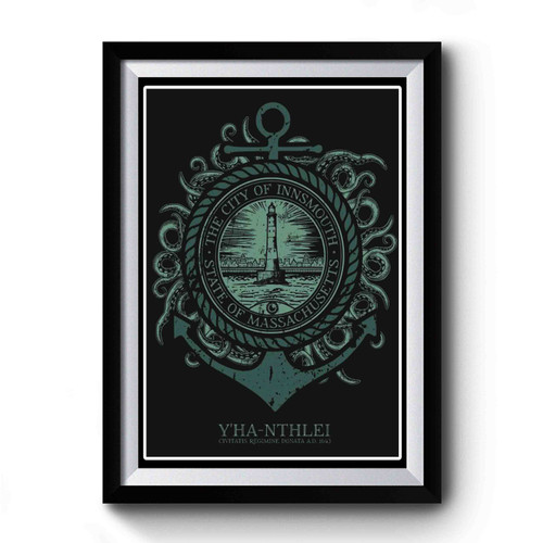 Innsmouth City Seal H.P. Lovecraft, Call Of Cthulhu Premium Poster