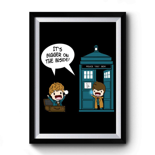 It Is Bigger On The Inside Doctor Who Premium Poster