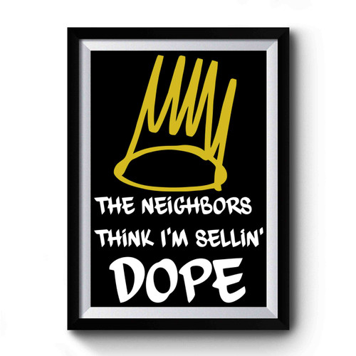 J Cole 4 Your Eyez Only Neighbors Premium Poster