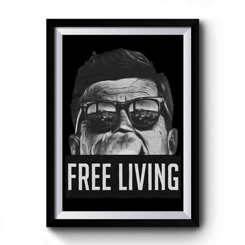 Jfk Free Living 1 Premium Poster