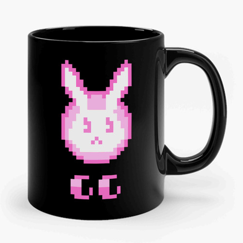 Overwatch D Va Pixel Ceramic Mug