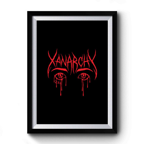 Lil Xan Anarchy Red Premium Poster