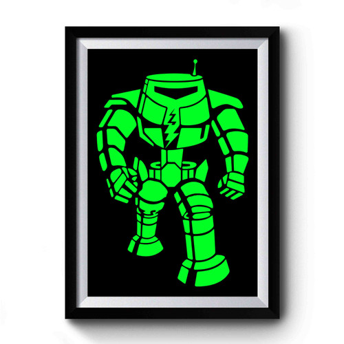 Manbot The Big Bang Theory Funny Robot Premium Poster