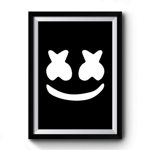 Marshmello Face Premium Poster