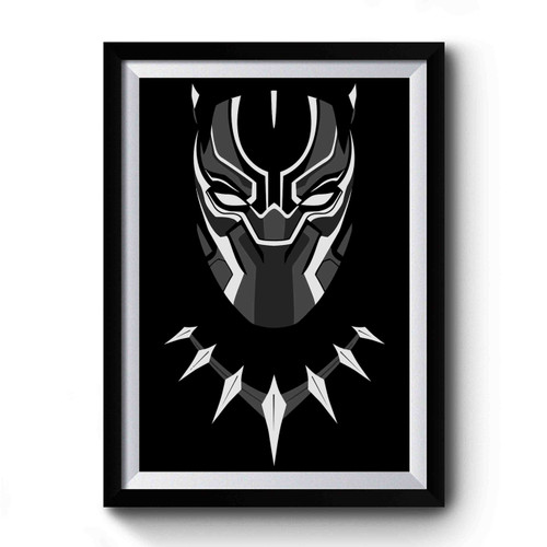 Minimalist Black Panther Premium Poster