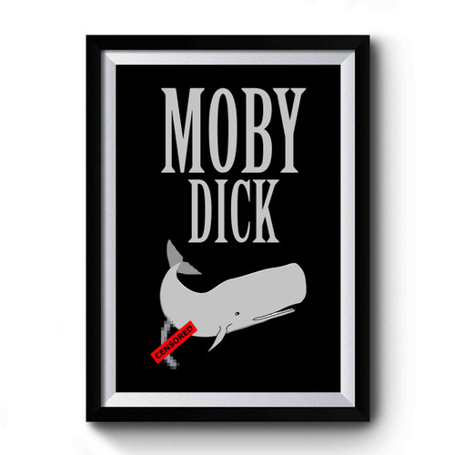 Moby Dick Ocean Parody Premium Poster