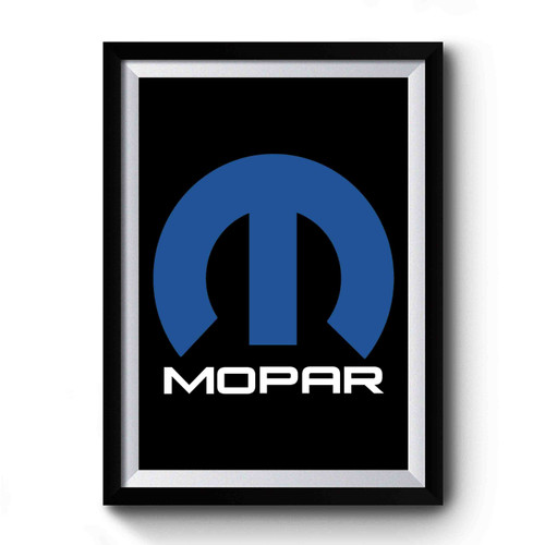 Mopar Dodge Racing Logo 1 Premium Poster