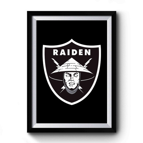 Mortal Kombat Raiden Inspired Football Radiers Team Premium Poster