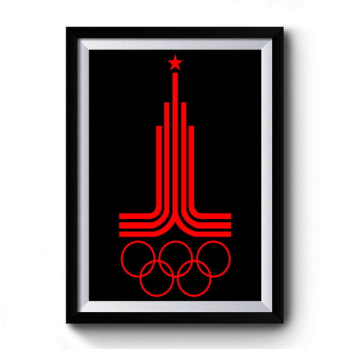 Moscow Olympics Logo 1980 Symbol Premium Poster