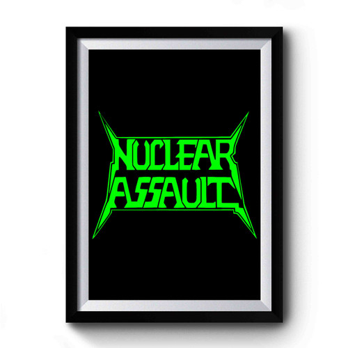 Nuclear Assault American Thrash Metal Band Logo Premium Poster