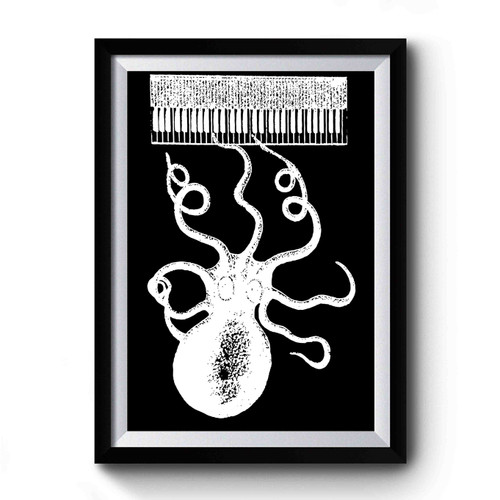Octave Octopus Music Piano Premium Poster