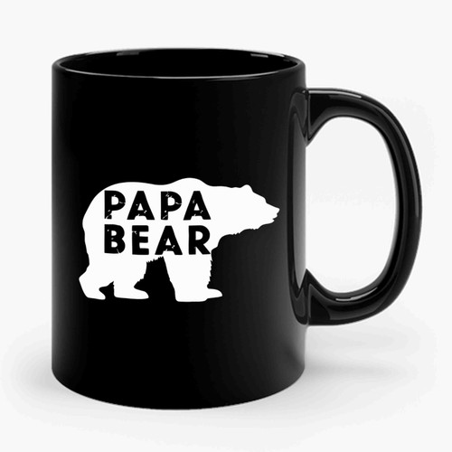 Papa Bear Fathers Day Ceramic Mug