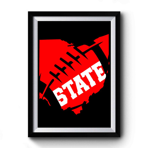 Ohio Football State Buckeyes Premium Poster