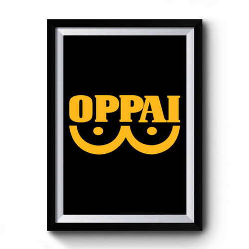 One Punch Man Oppai Premium Poster