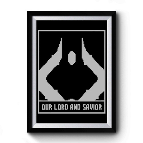 Our Lord And Savior Nicol Bolas Player 8 Bit Premium Poster