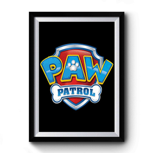Paw Patrol Logo Premium Poster