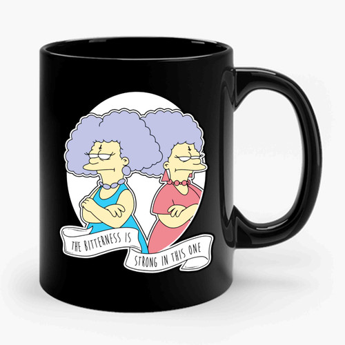 Patty & Selma Bitterness Is Strong In This One The Simpsons Ceramic Mug