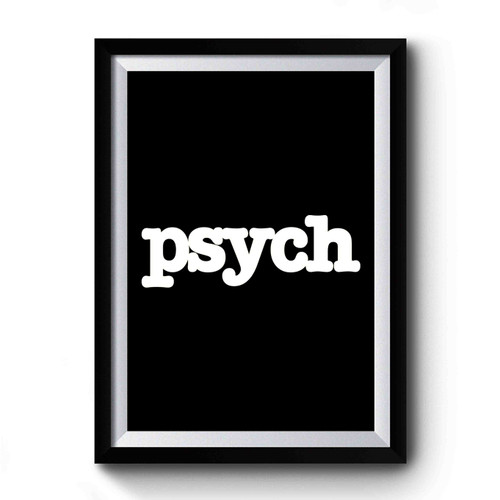 Psych Tv Series Premium Poster