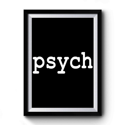 Psych Tv Show Premium Poster