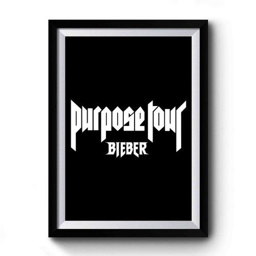 Purpose Tour Justin Bieber Fear Of God Vfiles Believer Premium Poster