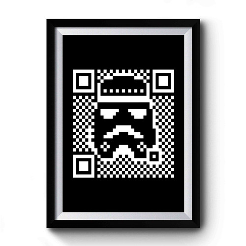 Qr Trooper Premium Poster