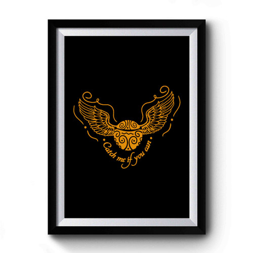 Quidditch Harry Potter Catch Me If You Can Premium Poster