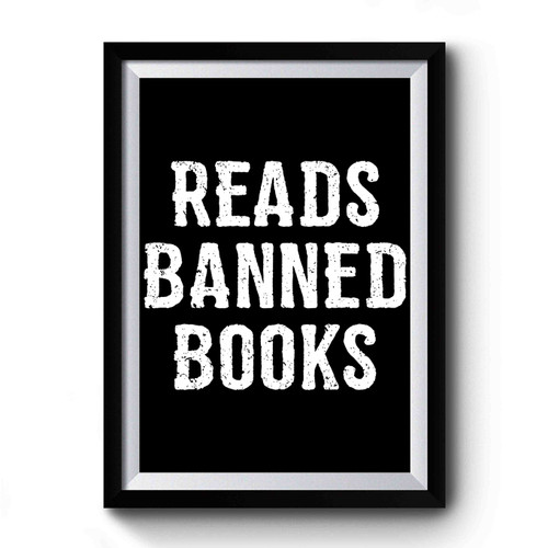 Reads Banned Books Premium Poster