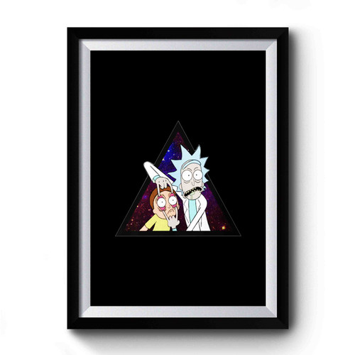 Rick And Morty Galaxy Nebula Premium Poster