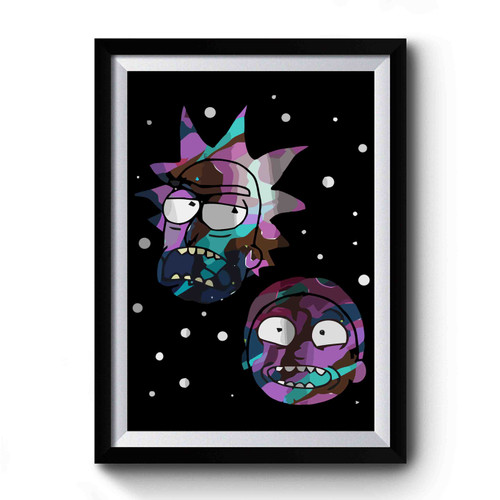 Rick And Morty Space Heads Premium Poster