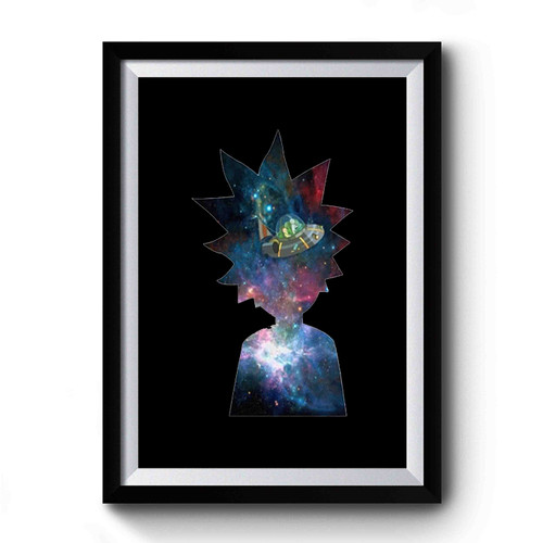 Rick And Morty Space Ship Premium Poster