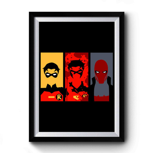 Robin Change Face Deadpool Premium Poster
