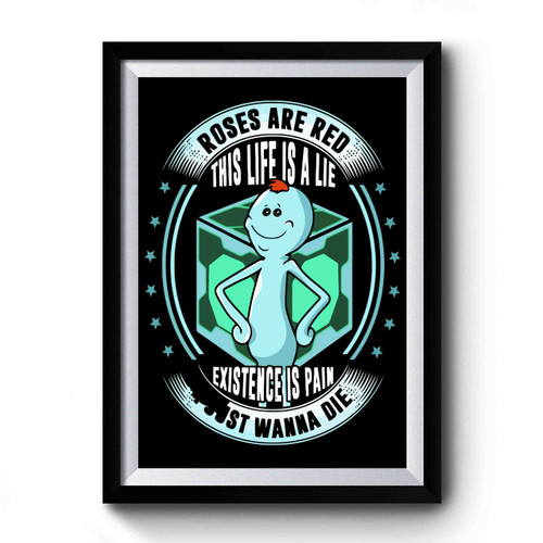 Roses Are Red This Life Is A Lie Premium Poster