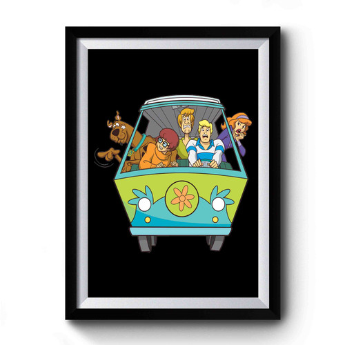 Scooby Doo Van Mistery Machine Premium Poster