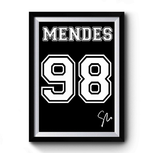 Shawn Mendes 98 Signature Premium Poster
