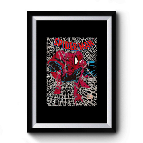 Spider Man Tangled Web Premium Poster