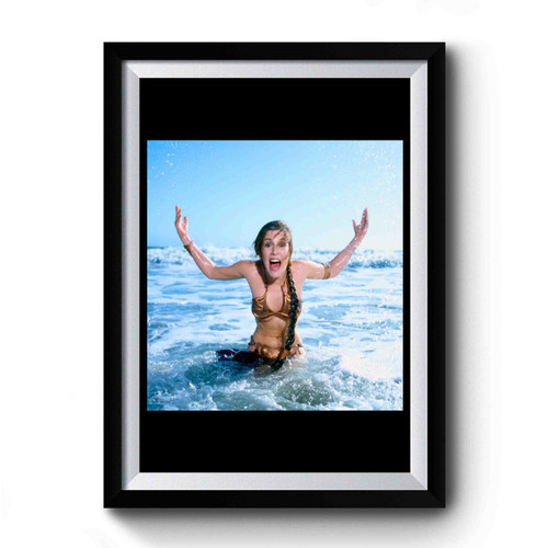 Star Wars Princess Leia Beach Premium Poster