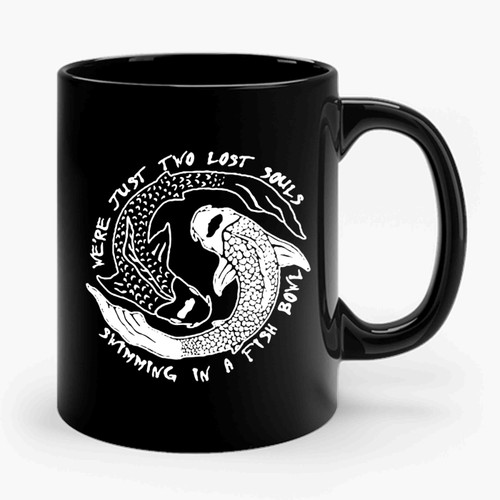 Pink Floyd Wish You Were Here Fish Bowl Ceramic Mug