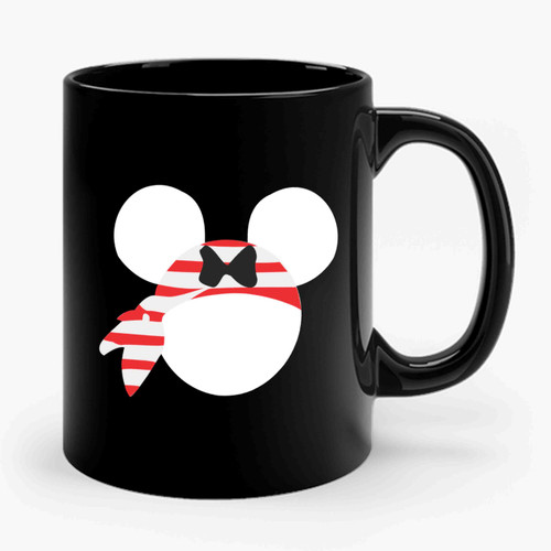 Pirate Minnie Disney Ceramic Mug