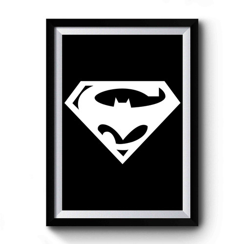 Superbat Superman Vs Batman Premium Poster