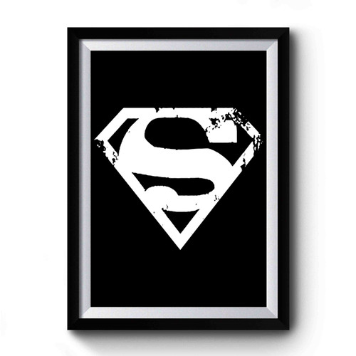 Superman Distressed Logo Premium Poster