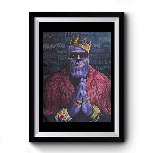 Thanos King Marvel Avengers Infinity War Thanos Infinity Premium Poster