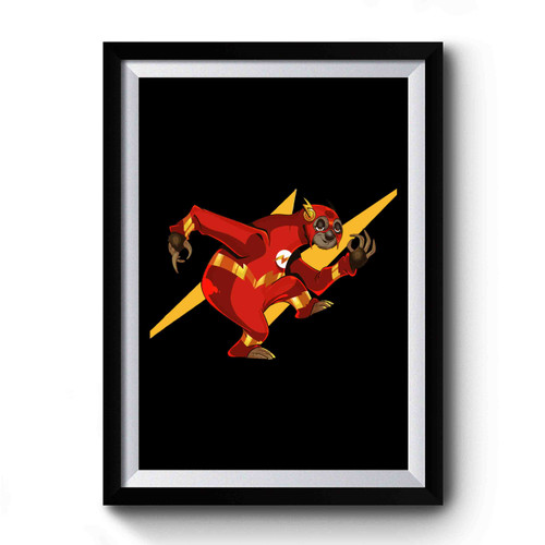 The Fastest Sloth Premium Poster