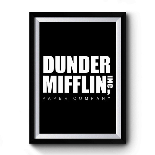 The Office Dunder Mifflin Inc Paper Company Logo Premium Poster