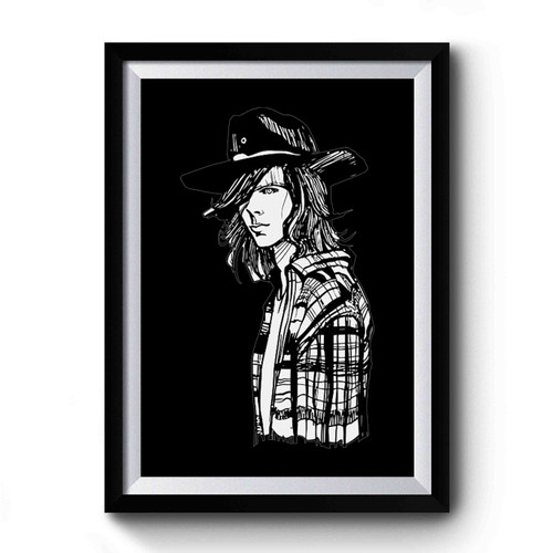 The Walking Dead Collection Carl Portrait Sketch Premium Poster