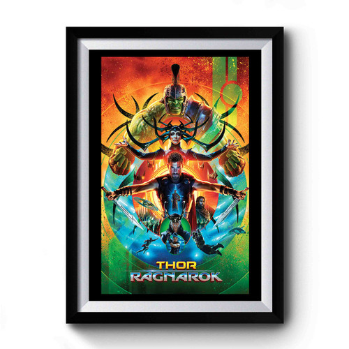 Thor Ragnarok Marvel Poster Premium Poster