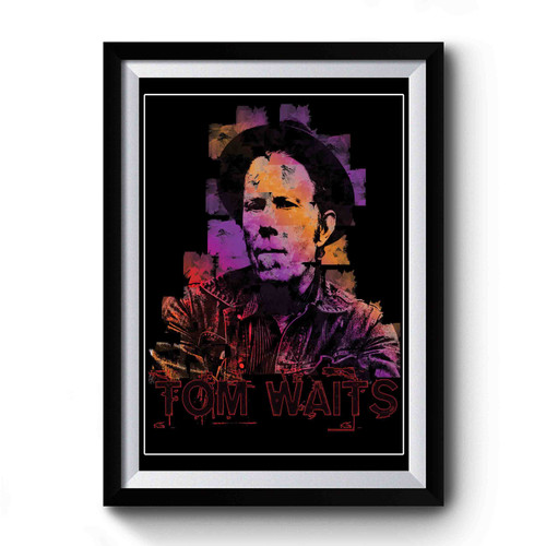 Tom Waits Music Legend Premium Poster