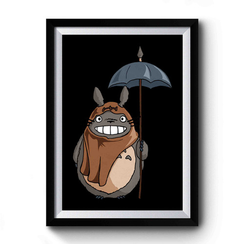 Totowok Ewok Totoro Star Wars Parody Premium Poster