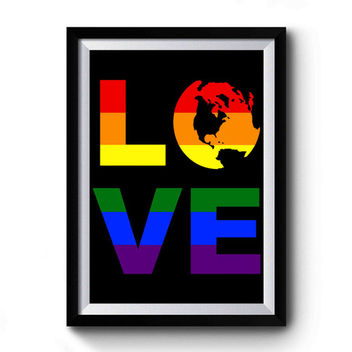 Transgender Pride Flag Love Lgbt 3 Premium Poster