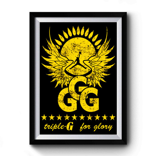 Tripple G For Glory Gennady Golovkin Premium Poster