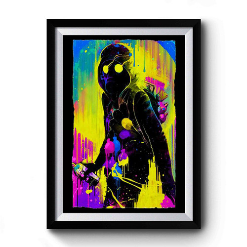 Trippy Watercolor Cyber Punk Anime Manga Japan Premium Poster